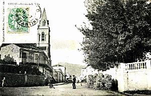 COLLO - ENTREE DE LA VILLE EN 1907
